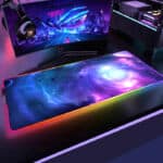 Tapis de souris gamer LED