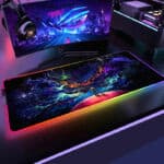 Tapis de souris gamer LED