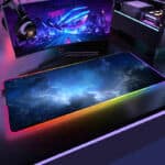 Tapis de souris gamer LED